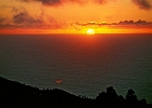 Sonnenuntergang beim Lomo Loro, oberhalb von Las Tricias : Ozean